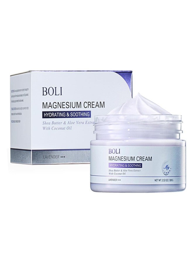 BOLI Magnesium Lotion, Nighttime Magnesium Body Cream, Deeply Soothing Butter (3.52 oz) - Image 1